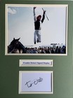 Horse Racing Frankie Dettori Signed 16" X 12" Double Mounted Display