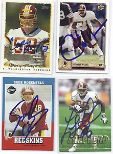 Leslie Shepherd Signed Football Card Washington Fleer - Picture 1 of 1