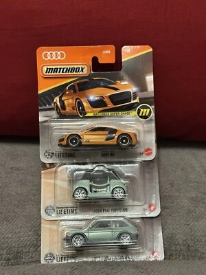 Matchbox 2025 - Super Chase - Audi R8 Longcard Mit 1983 Ford Fiesta Und  Fiat 24 - Bild 1 von 4