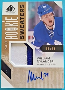 2016-17 William Nylander SP Game Used RPA Inked Rookie Sweaters RC Auto /99 - Picture 1 of 4