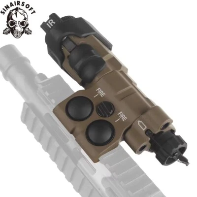 MAWL-C1 Láser Rojo/Verde/Luz Blanca Linterna Montaje en Riel Izquierdo Derecho Caza - Imagen 1 de 4