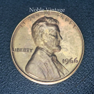 1966 SMS Lincoln Memorial cent - From a U.S. SMS Uncirculated Set - Picture 1 of 2
