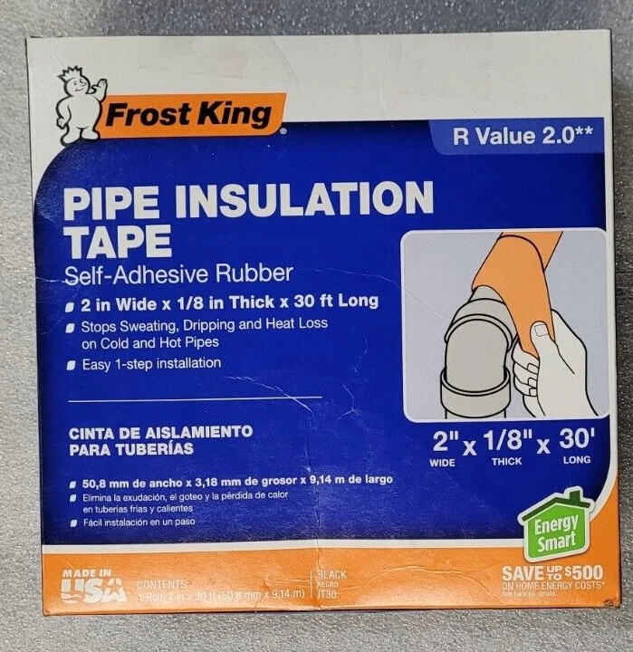 Frost King Rubber Insulation Tape 2" X 30'