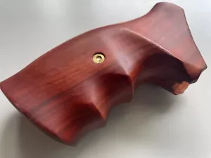 NUEVAS EMPUÑADURAS PARA RUGER SEGURIDAD SEIS/SERVICIO DE POLICÍA SEIS BUTT TAILANDÉS CUADRADAS HECHAS A MANO - Imagen 1 de 7