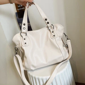 Shopper Tote Bag Women PU Leather Female Shoulder Crossbody Bags Women's Handbag - Picture 1 of 18