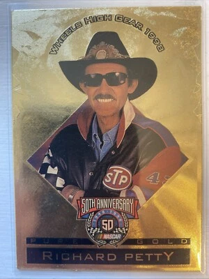1998 Wheels Richard Petty HG Gold Foil Insert NASCAR - Image 1 of 2