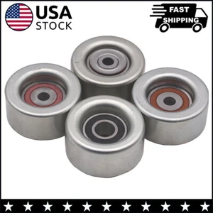 4X Drive Idler Pulley Kit V6 4.0L 1GRFE For Toyota 4Runner 03-09 V6 2GRFE US - Picture 1 of 6