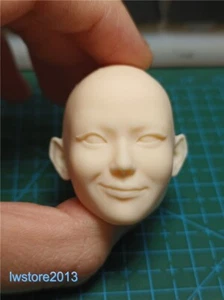 1:12 Huntress Girl Head Sculpt Carved For 6" Female TBL Action Figure Body Toys - Picture 1 of 7