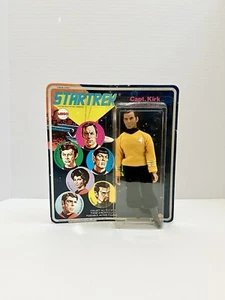 Mego Star Trek Capitán Kirk 8" Figura Pieza Suelta Sin Perforar De Colección 1974 Nuevo - Imagen 1 de 12