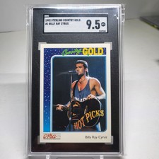 1992 Sterling Country Gold Billy Ray Cyrus #1 Sgc 9.5 CMA Hot Picks