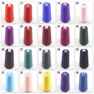 Verkauf Neu 100gr Kegel Luxus Hochwertig Kaschmir Hand Halstuch Schal Wolle Stricken - Bild 1 von 48