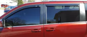 AVS Rain Guards Vent Visors Shade for 08-2020 Dodge Grand Caravan Town & Country - Picture 1 of 6