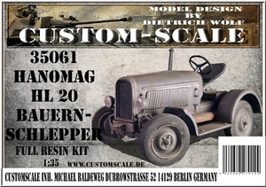 CS 35061 Deutscher Hanomag HL20 Bauernschlepper Customscale 1:35 - Picture 1 of 6