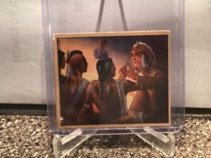 1949 Bowman Wild West Picture Gum  Sign Language   #B-5 rp9