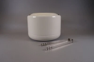 Vintage Stelton Denma Eiseimer Eiskübel Eiskühler SilberIce Bucket mit Zange - Bild 1 von 4