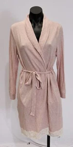 Intimissimi Women's Long Sleeve Modal Lace Detail Robe EJ2 Pale Pink Medium NWT - Picture 1 of 4