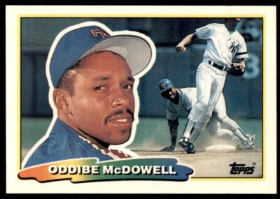 1988 Topps Big Oddibe McDowell 2088d Texas Rangers #198 - Image 1 of 2