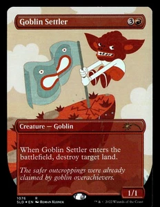 MTG - Secret Lair - Goblin Settler - Borderless Foil NM/MT Magic the Gathering - Picture 1 of 2