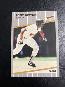 1989 Fleer Tony Gwynn San Diego Padres #305