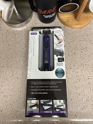 VuPoint Magic Wand Handheld Scanner Purple Portable ST415PU NEW - Image 1 of 2