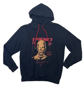 Sudadera con Capucha Kill Crew Talla L Para Hombres Negra Porrada TRAIN Sudadera Gimnasio Fighters Club - Imagen 1 de 4