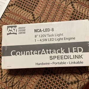 CSL Creative Systems NCA-LED-Task Leuchte 8" Bronze LED 120 V NEU kostenlos PSHP - Bild 1 von 11