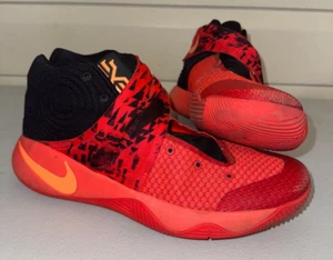 Men’s Nike Kyrie 2 Inferno Red & Black Basketball Shoes – Size 10.5 US, - Picture 1 of 11