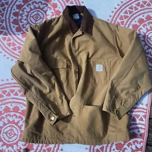 CARHARTT Giacca Cappotto Anatra XL Chevrolet Silverado Patch Coperta Termica Foderata - Foto 1 di 6