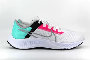 Nike Air Zoom Pegasus 38 White Wolf Grey Hyper Pink CW7356-102 - Picture 1 of 21