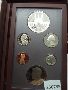 1984 US Mint Prestige set, Olympic silver dollar, 6 proof coins w/box br1 25c739 - Picture 1 of 9