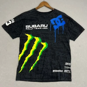 DC Shoes Subaru Rally Team Shirt Monster Energy Ken Block 43 Men's Medium - Picture 1 of 9