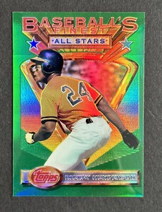 1993 RICKEY HENDERSON TOPPS FINEST Real REFRACTOR #86 OAKLAND A'S Hof Rare
