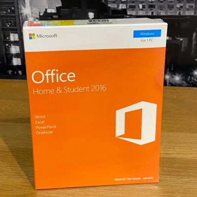 Microsoft Office 2016 Home Student Word Excel PowerPoint Windows 11 10 8 7 365 - Image 1 of 4