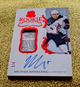 2023-24 Upper Deck The Cup Michael Kesselring Rookie Auto Tag /4 MINT #169 ๐ฅ๐ฅ - Picture 1 of 8