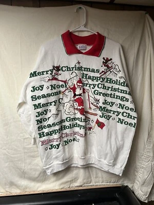 SUDADERA NAVIDAD VINTAGE-TALLA 22W-42-ÚNICA Foto 1 de 4