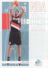 2002-03 SP Game Used Basketball #78 Rasheed Wallace
