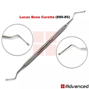 Surgical Lucas Bone Curette 2.4mm Teeth Cleaning Dental Cyst Removing Instrument - Picture 1 of 1