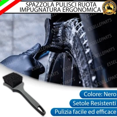 SPAZZOLA LAVA RUOTE PNEUMATICI CON SETOLE IN NYLON PER MINI CLUBMAN R55 - Immagine 1 di 4