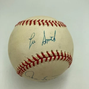 Lee Smith & Don Sutton Signed Official National League Baseball PSA DNA COA - Picture 1 of 4