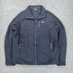 Chaqueta polar retro Patagonia XL azul marino para hombre cremallera completa 22800 - Imagen 1 de 10