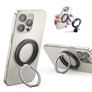 2025 Upgraded Dual-Side Magnetic Ring Holder, Gym MagSafe Phone Stand Kicksta... - Picture 1 of 6
