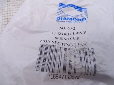 DIAMOND CHAIN C-423302CL-08-P ROLLER CHAIN - Image 1 of 2