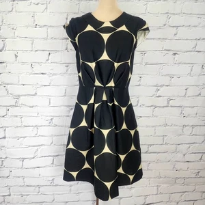 Kate Spade New York Sleeveless Dress Womens 6 Cotton/Silk Polka Dot Preppy - Picture 1 of 9