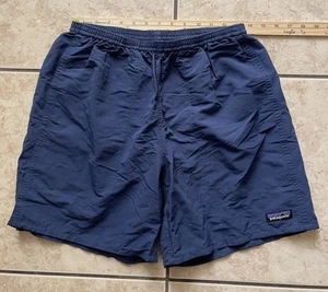 Patagonia Herren mittelblau sportlich Schwimmen gefüttert Boardshorts Reisen Wandern Hose - Bild 1 von 16