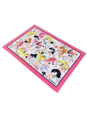 Винтажное розовое полотенце CHANEL - Изображение 1 из 4