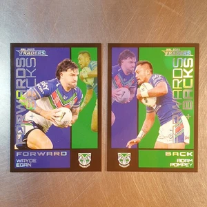 2023 NRL Traders Forwards + Backs Team Set (2 Cards) New Zealand Warriors - Picture 1 of 2