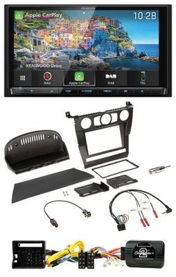 Kenwood Bluetooth Lenkrad 2DIN USB TMC DAB Navigation für BMW 5er E60 2004-2007 - Bild 1 von 4