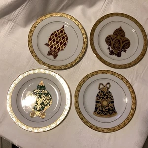 Piatto ornamentale viola e oro Muirfield da collezione | Celebrity 9408 | 8,5" - Foto 1 di 6