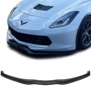 [SASA] Made for 14-19 Chevy Corvette C7 Z06 Stage 2 PU Front Bumper Lip Splitter - Picture 1 of 6