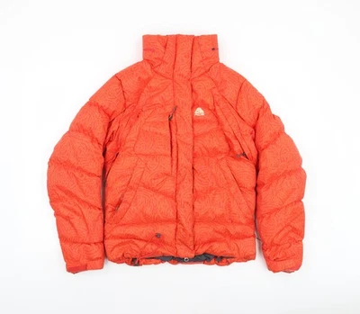 Nike ACG Women's Orange Puffer Jacket Size 8 Insulated Winter - Image 1 of 4
